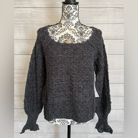 Free People Sweaters - Free People | NWT Upstate Pullover Knit Crochet Sweater